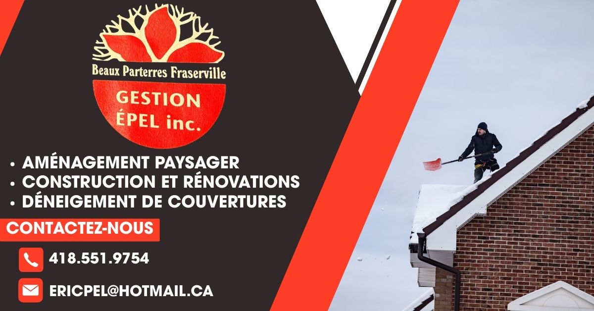 Paysagiste, aménagement paysager Rivière-du-Loup